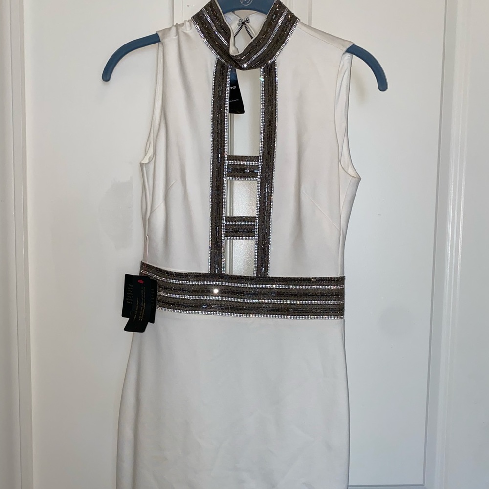 Fitted stretch mini dress